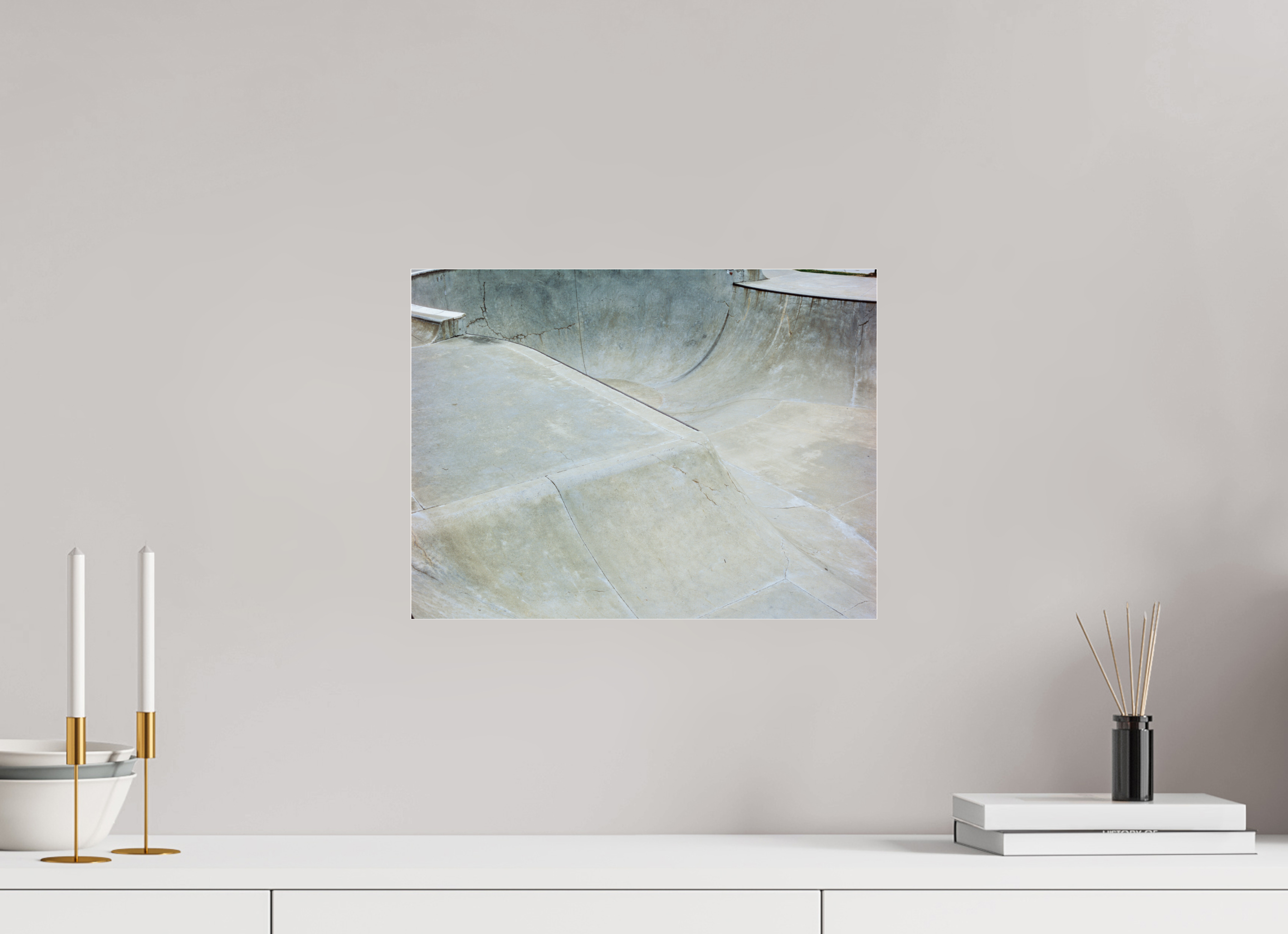 16 x 12″, Photo Print Under Acrylic Glass Local Skate Park No. 1