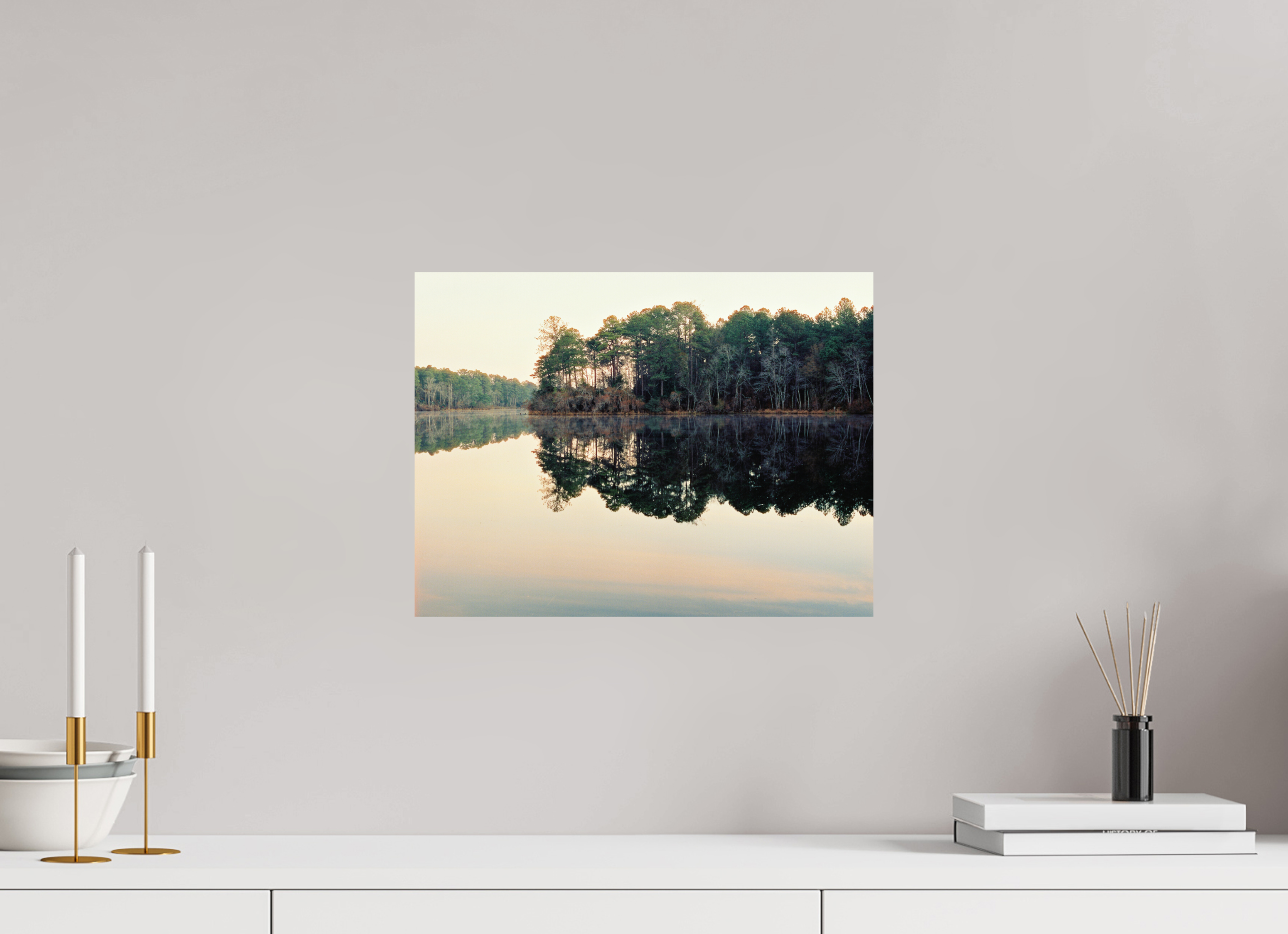 16 x 12″, Photo Print On Fuji Crystal DP II A Quiet Lake