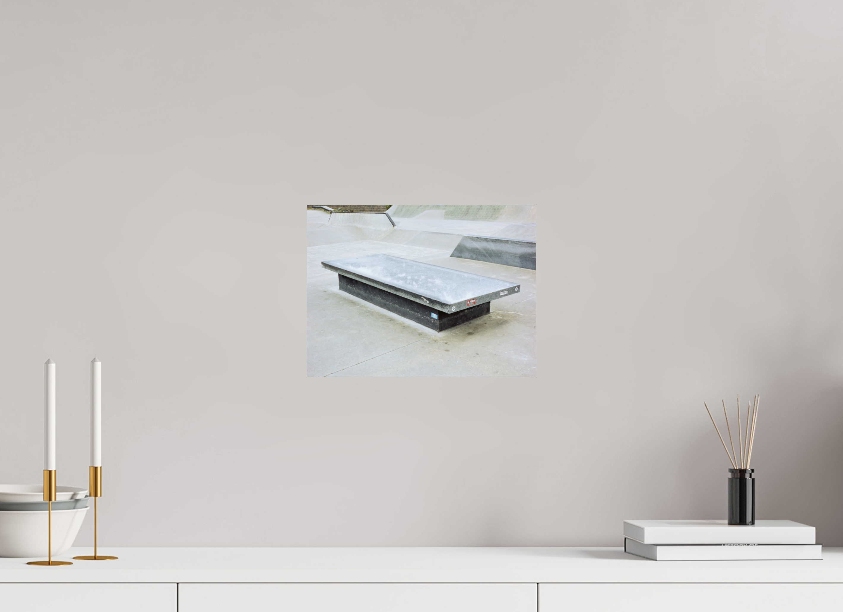 12 x 9″, Photo Print Under Acrylic Glass Local Skate Park No. 3