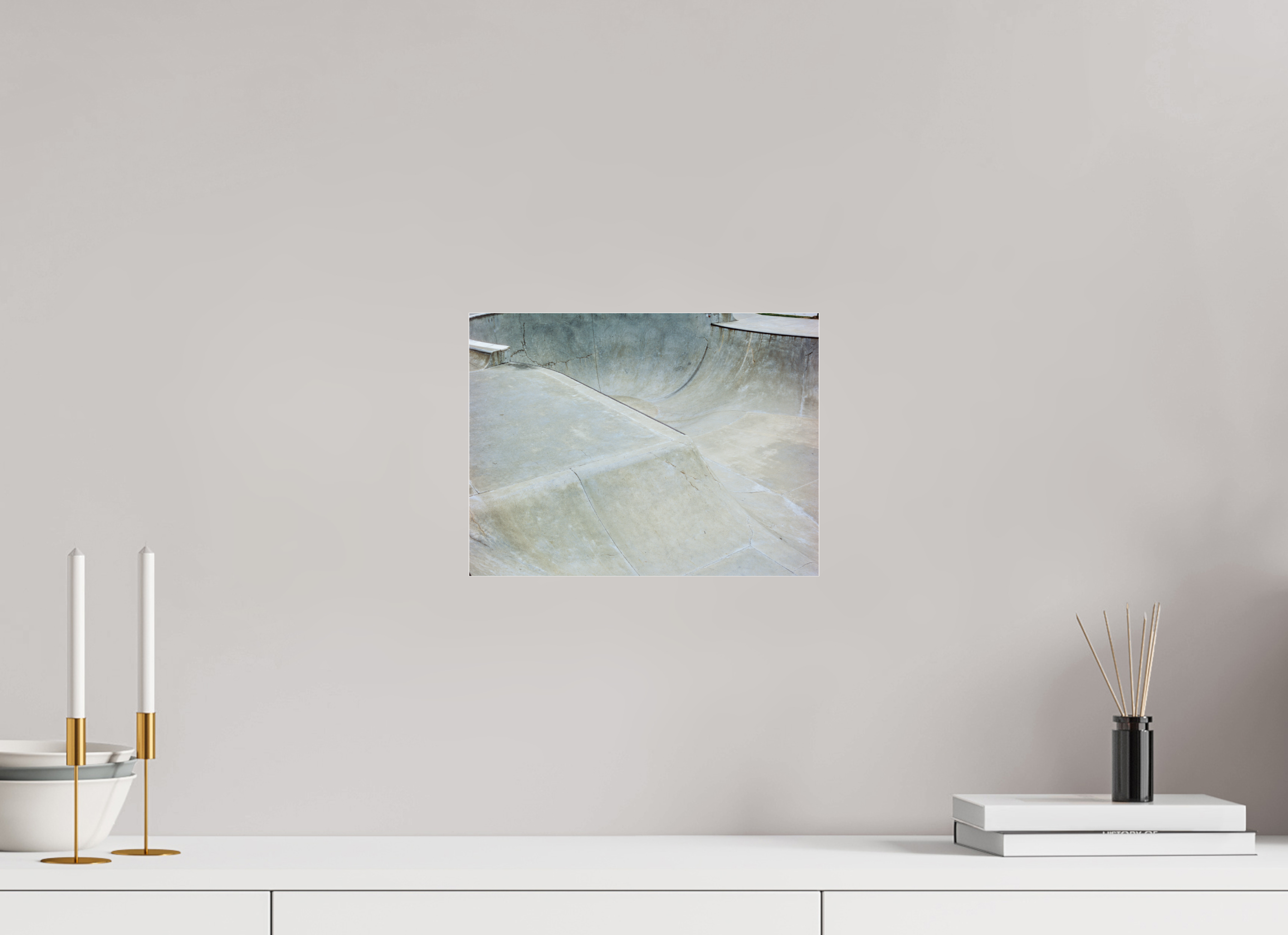 12 x 9″, Photo Print Under Acrylic Glass Local Skate Park No. 1