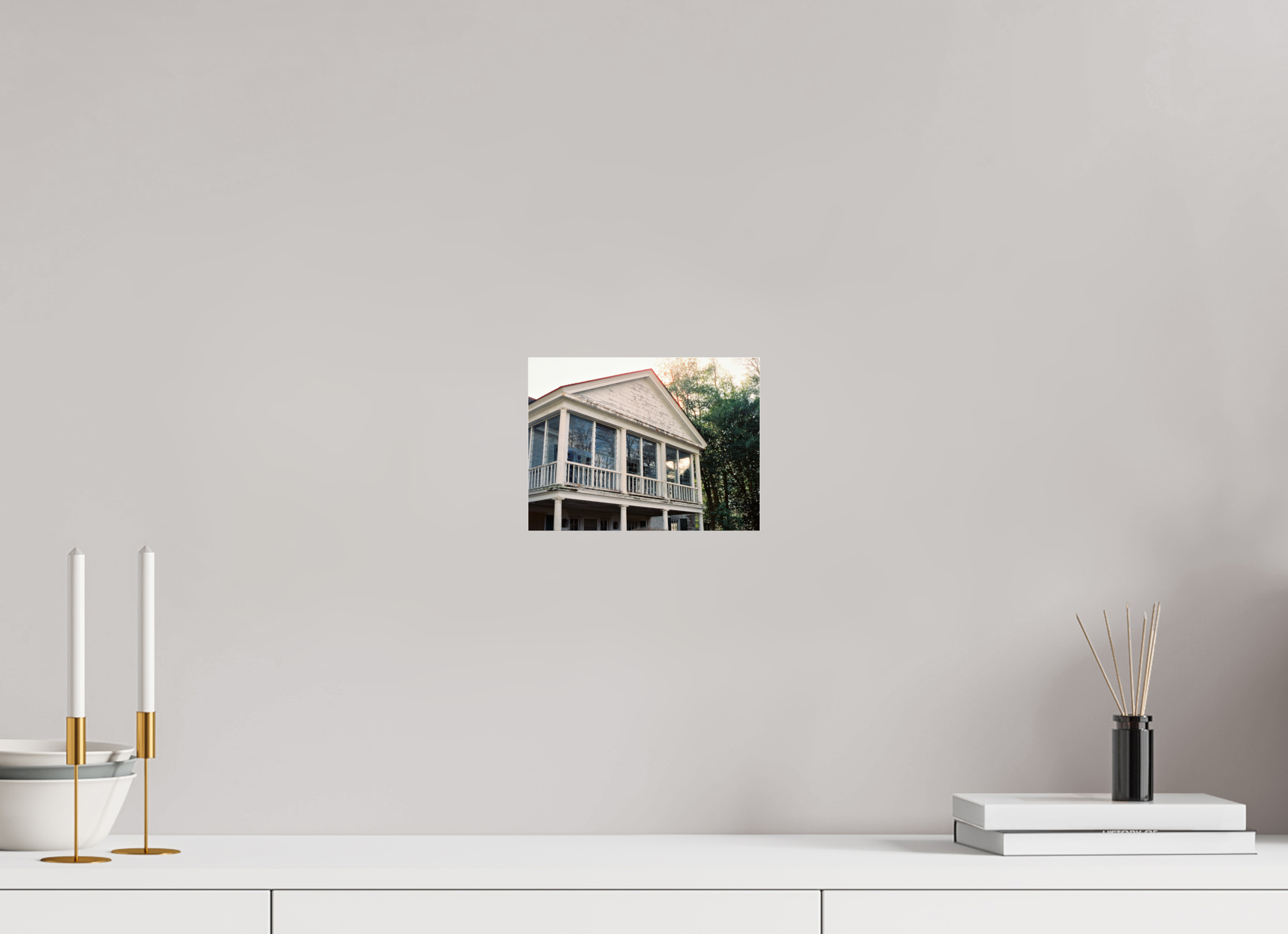 8 x 6″, Photo Print Under Acrylic Glass Dilapidated House No. 2