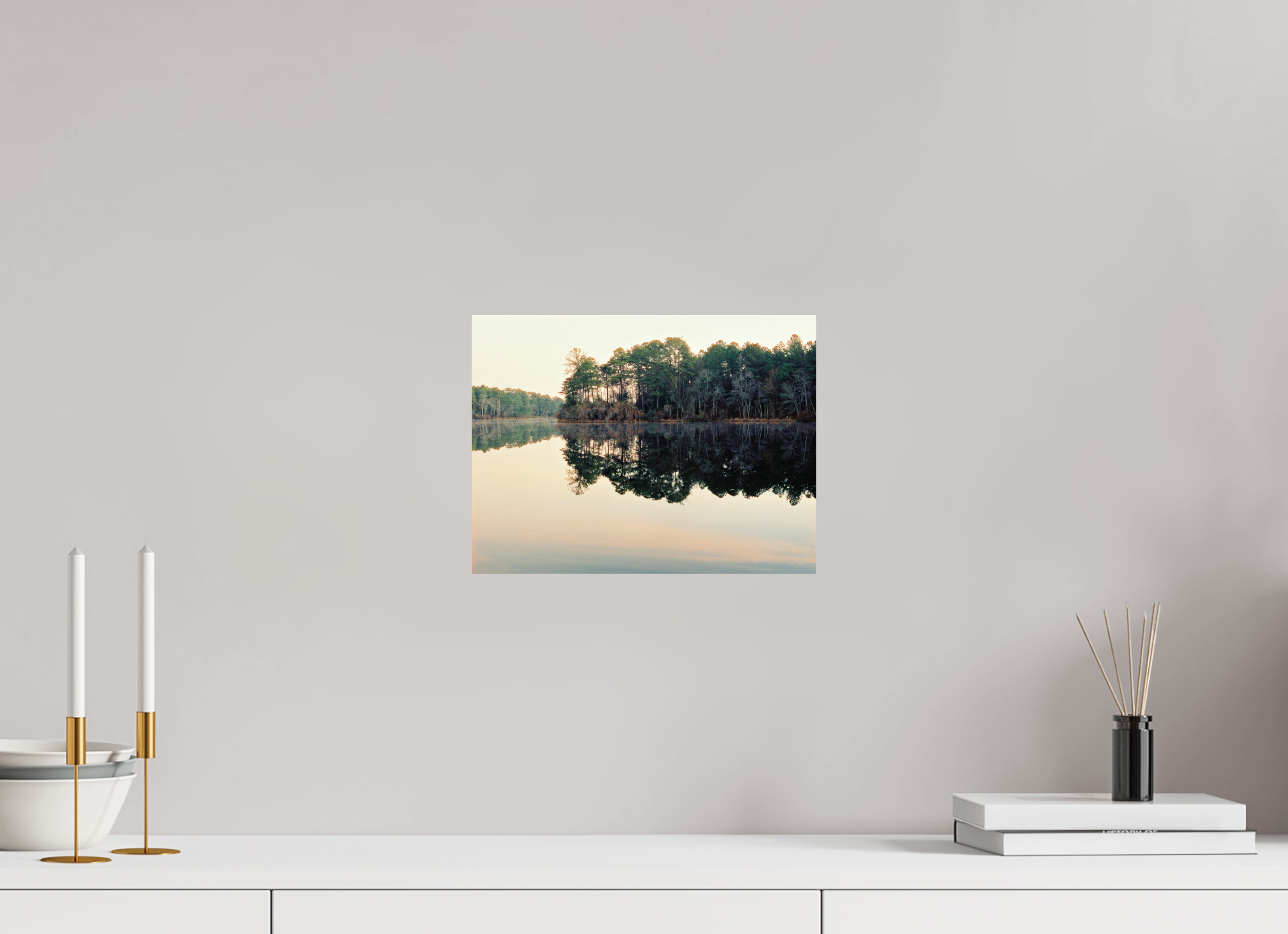 12 x 9″, Photo Print On Fuji Crystal DP II A Quiet Lake