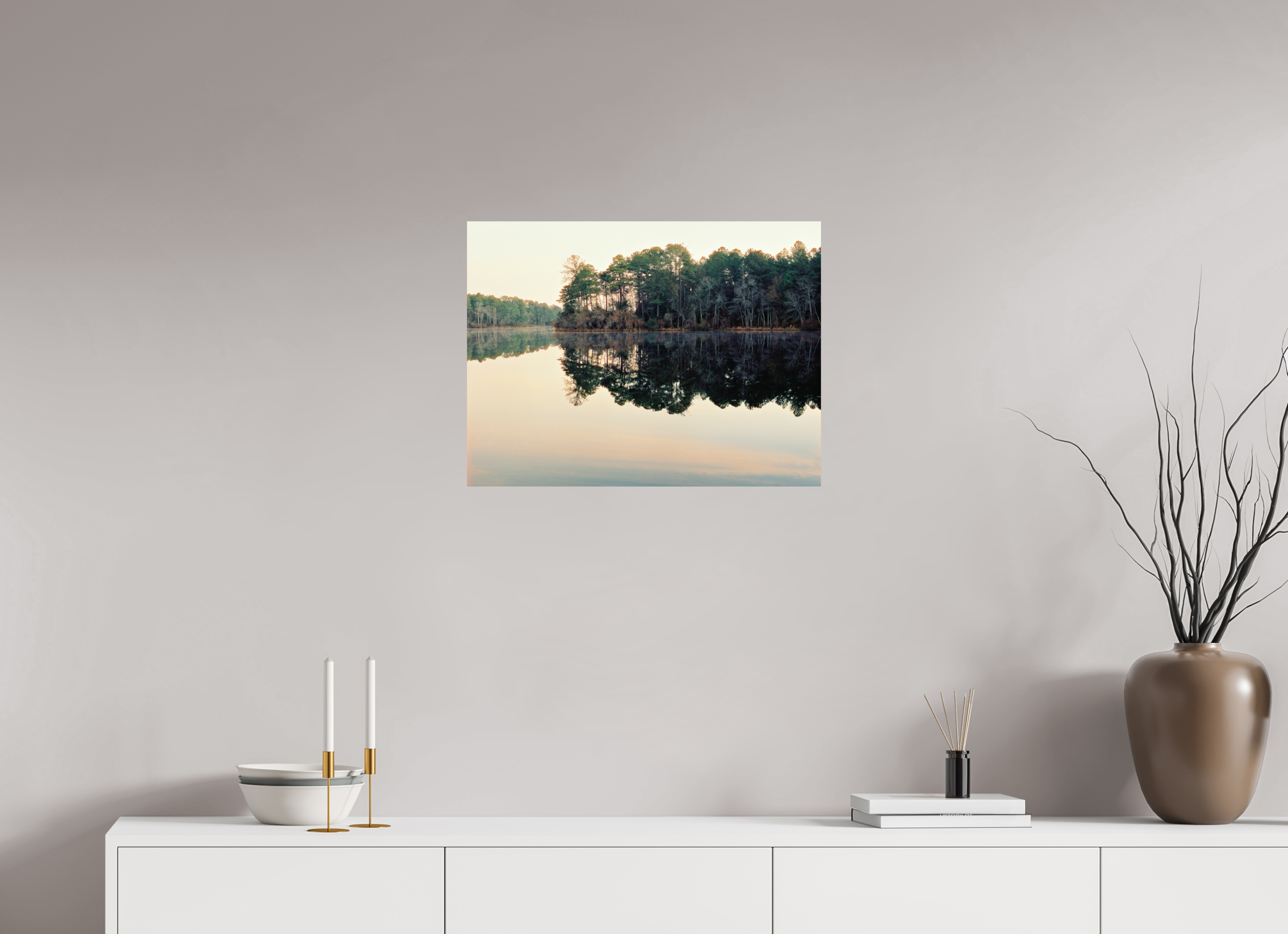 24 x 18″, Photo Print On Fuji Crystal DP II A Quiet Lake