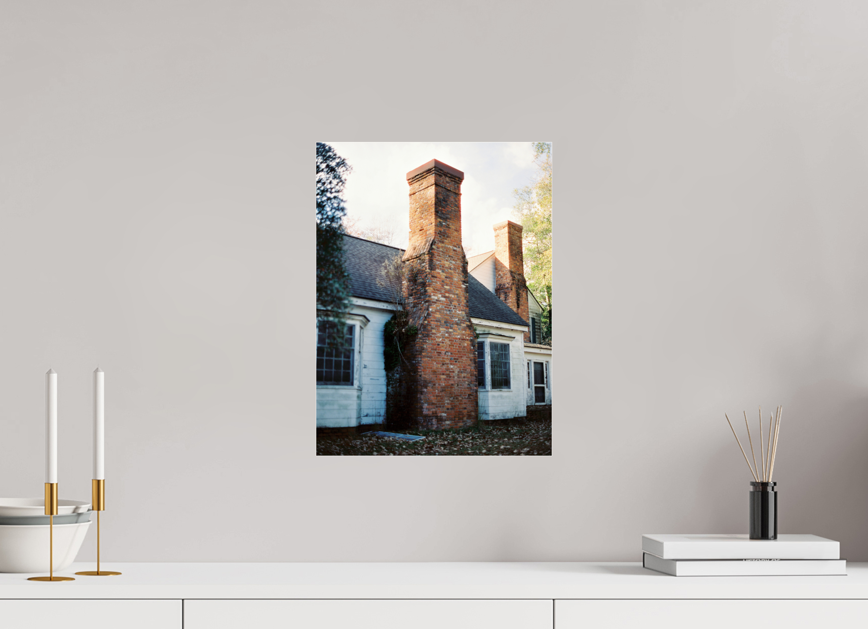 12 x 16″, Photo Print Under Acrylic Glass Dilapidated House No. 3