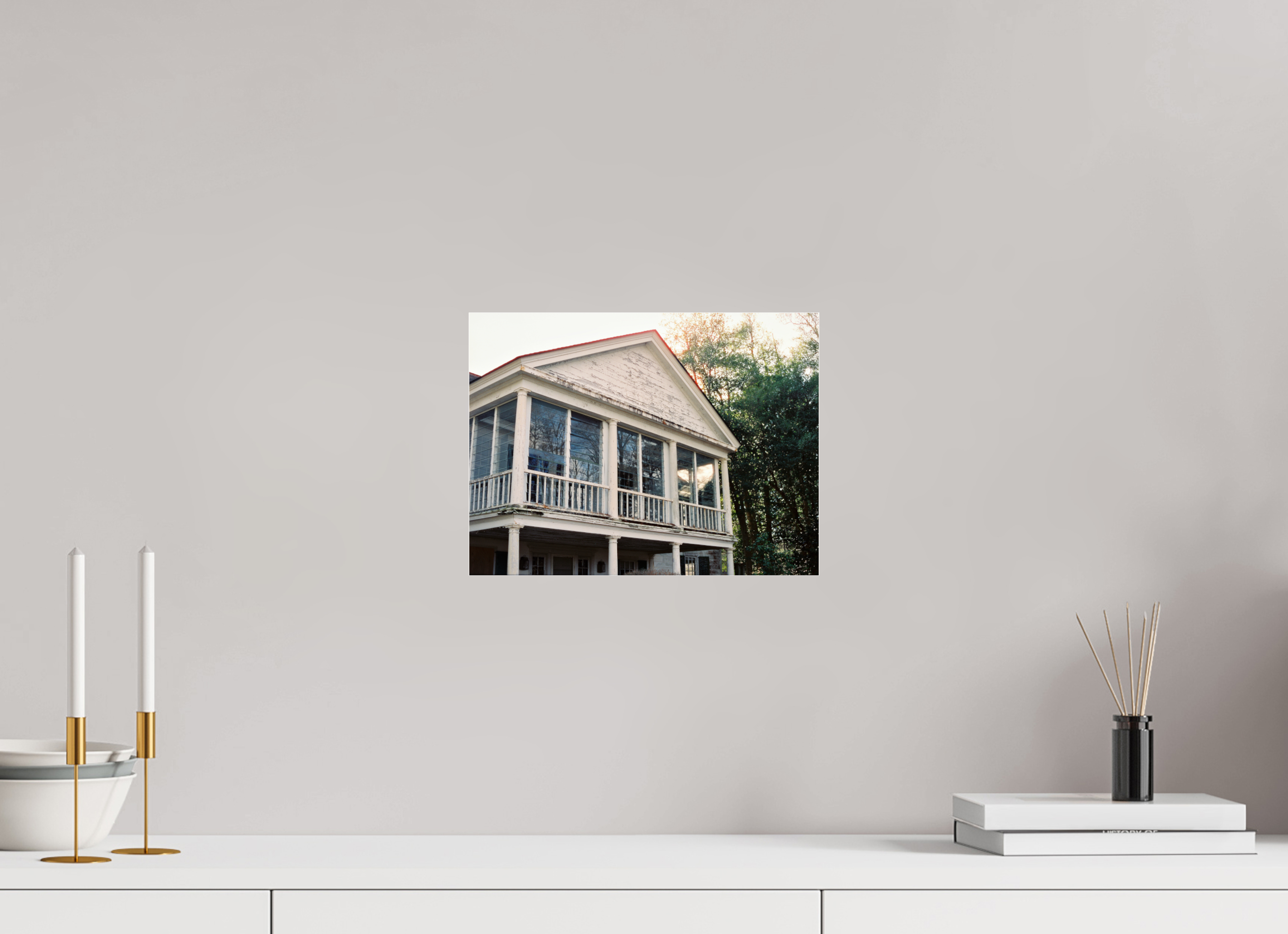 12 x 9″, Photo Print Under Acrylic Glass Dilapidated House No. 2