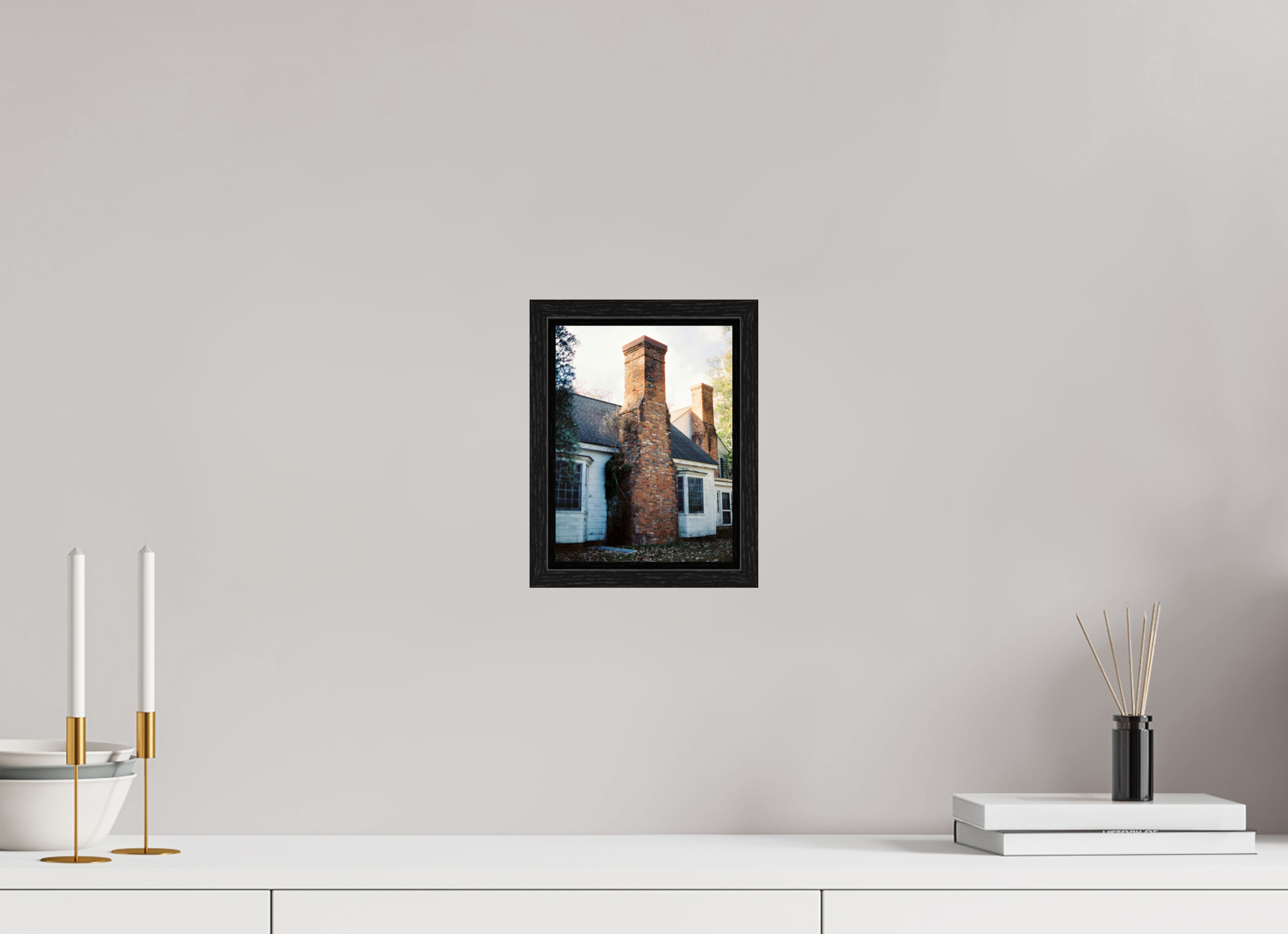 6 x 8″, Floater Frame Dilapidated House No. 3