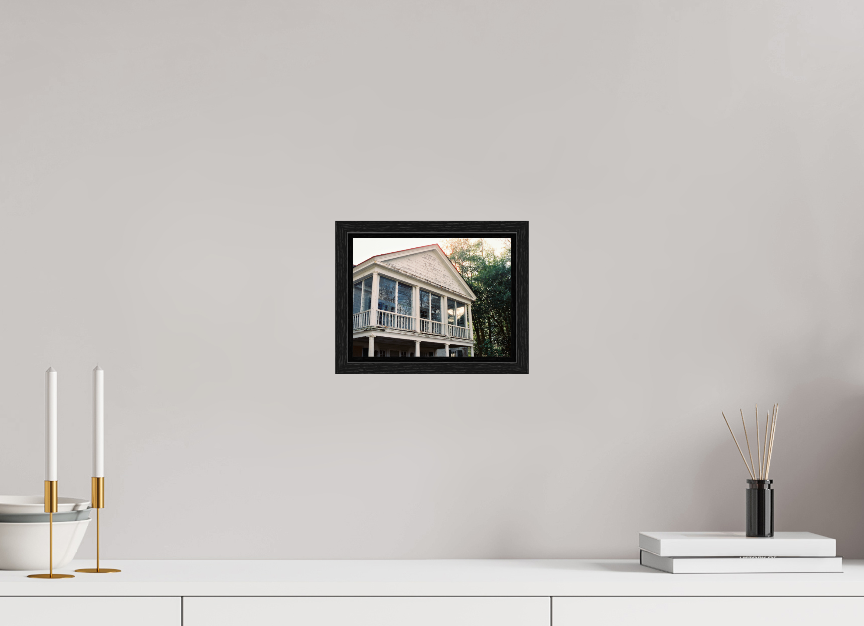 8 x 6″, Floater Frame Dilapidated House No. 2