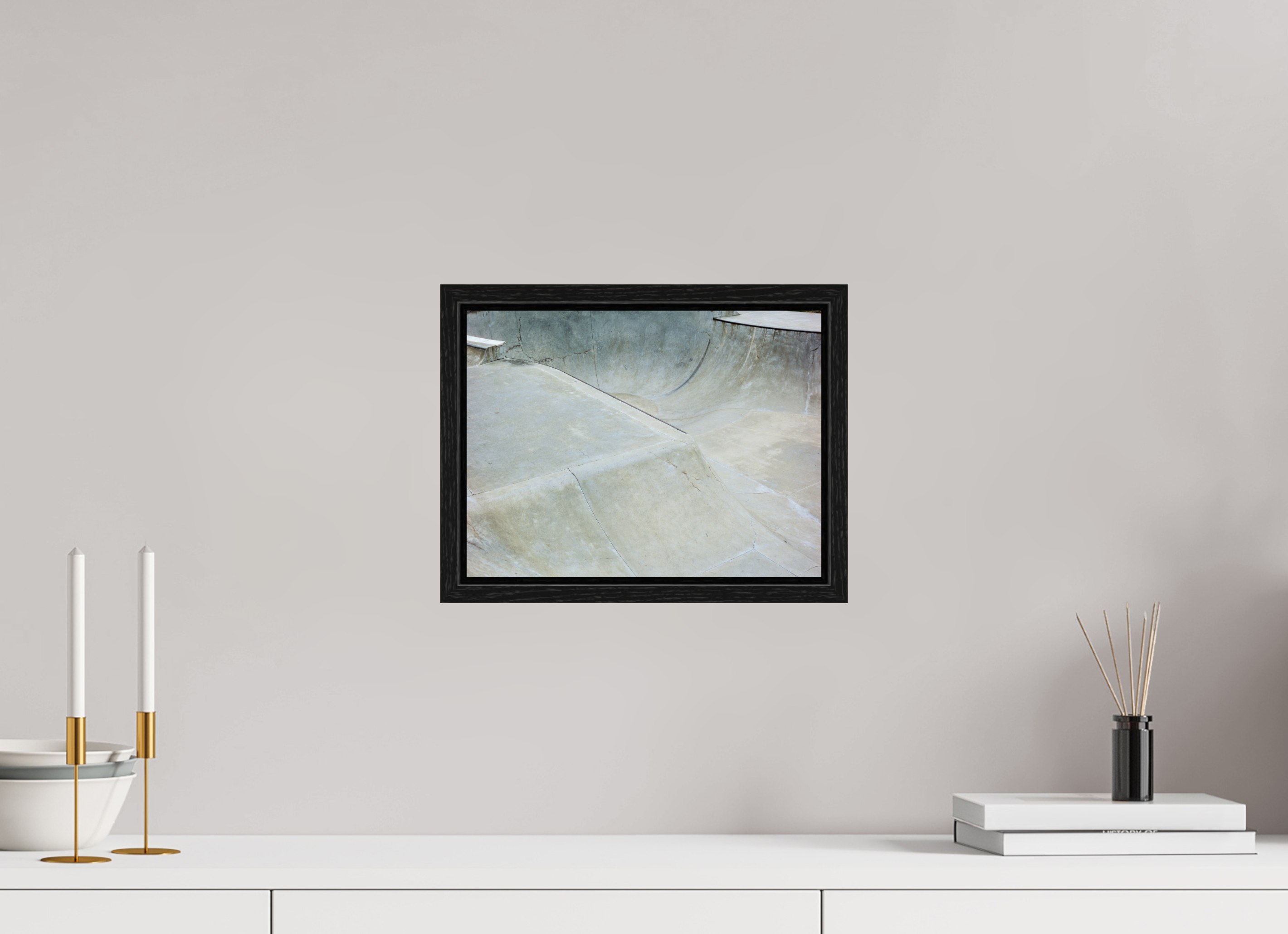 12 x 9″, Floater Frame Local Skate Park No. 1