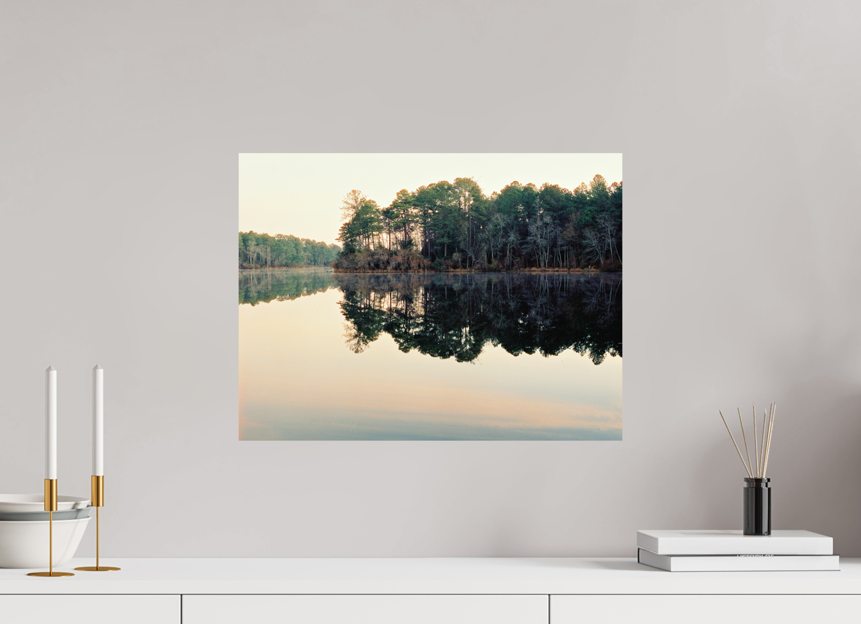 20 x 15″, Photo Print On Fuji Crystal DP II A Quiet Lake