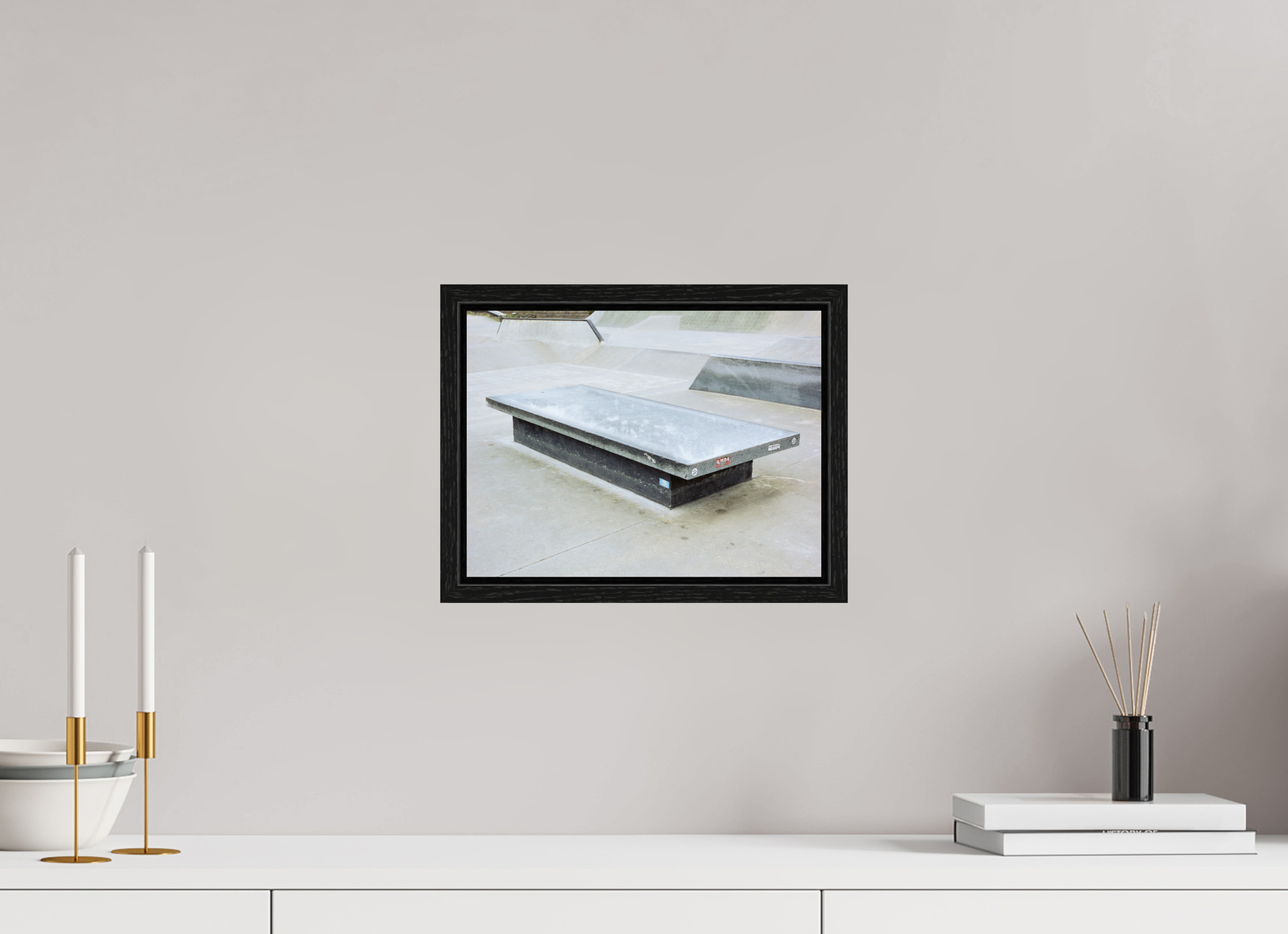 12 x 9″, Floater Frame Local Skate Park No. 3