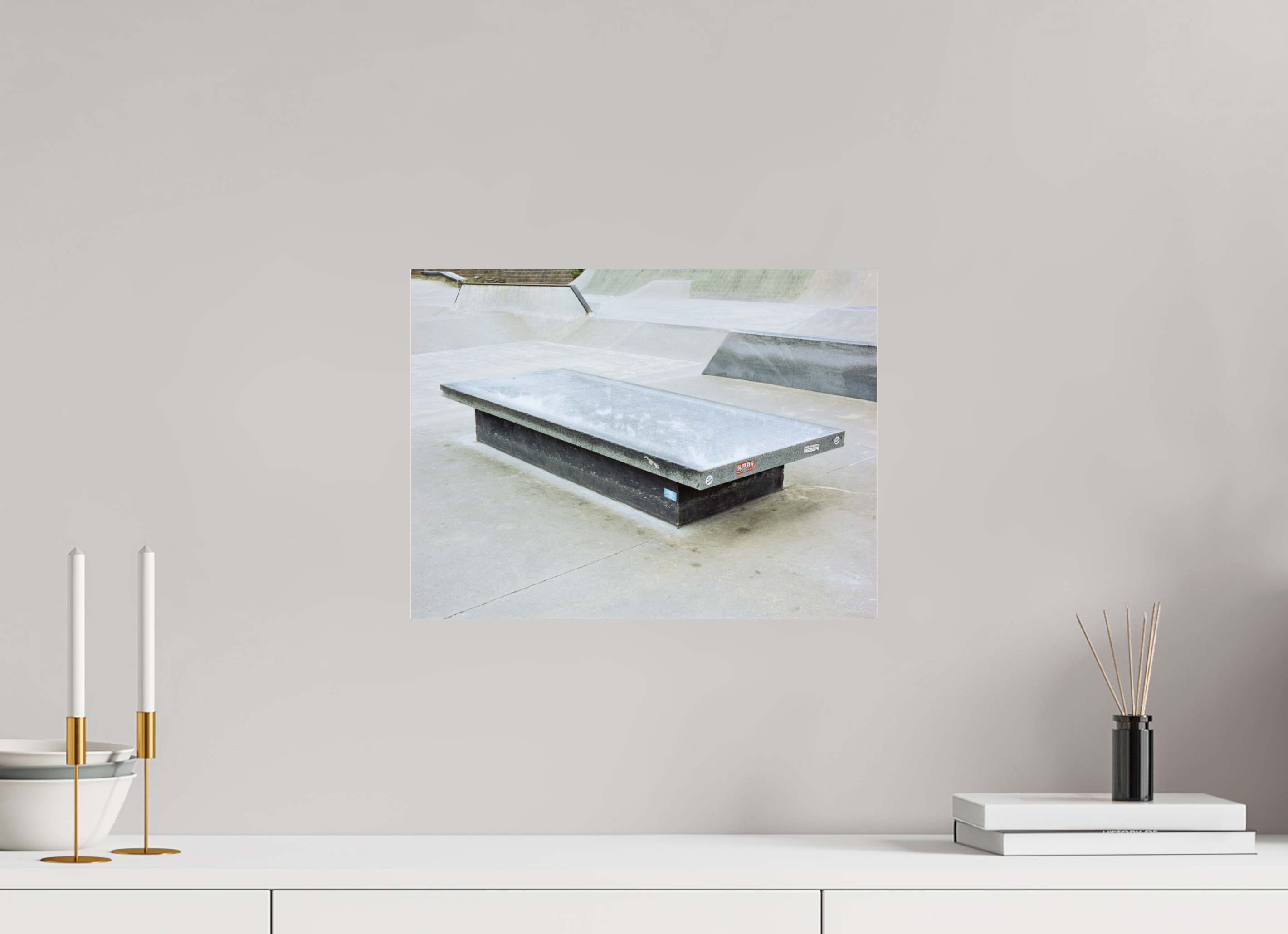 16 x 12″, Photo Print Under Acrylic Glass Local Skate Park No. 3