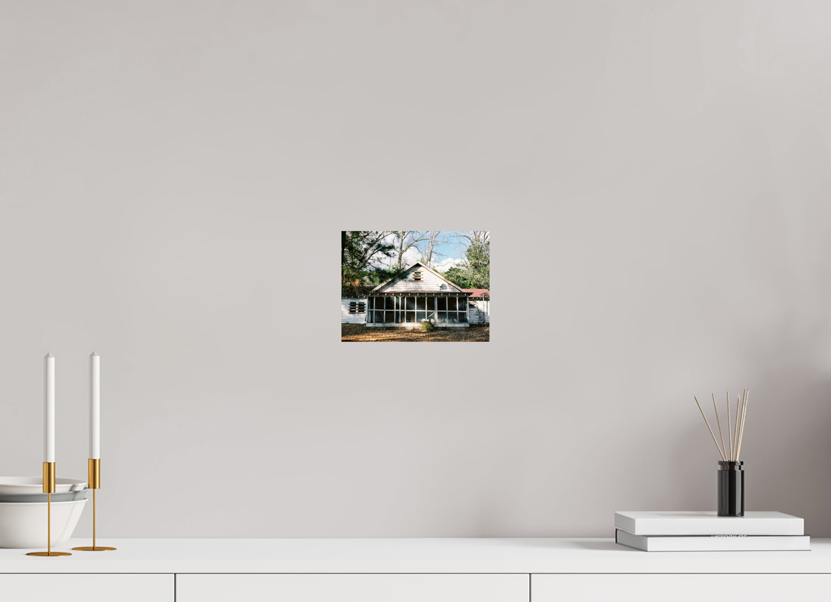 8 x 6″, Photo Print On Fuji Crystal DP II Dilapidated House