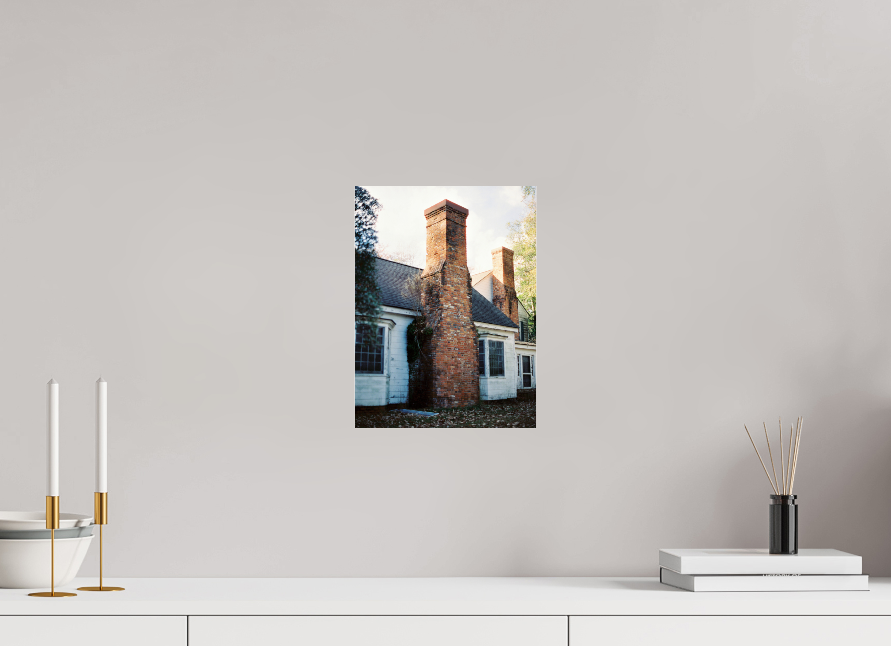 9 x 12″, Photo Print Under Acrylic Glass Dilapidated House No. 3