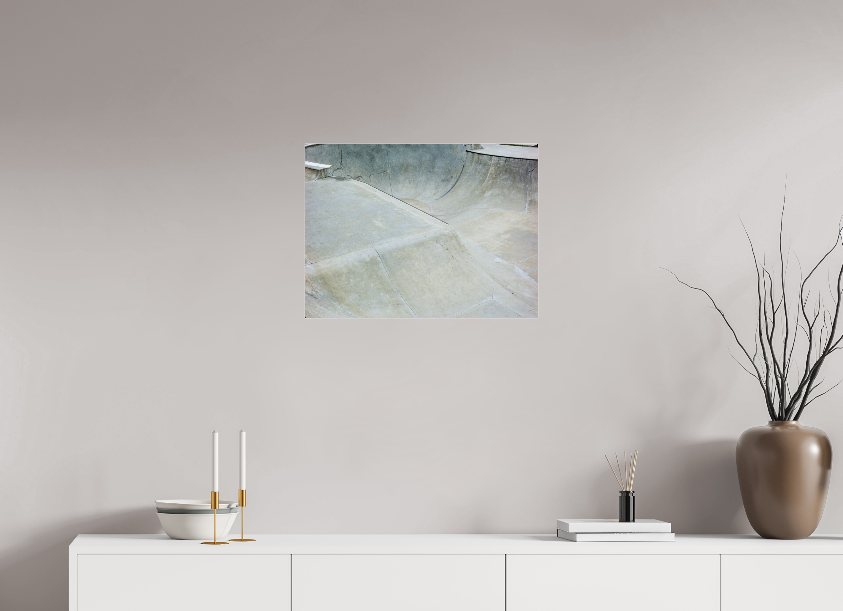 24 x 18″, Photo Print Under Acrylic Glass Local Skate Park No. 1