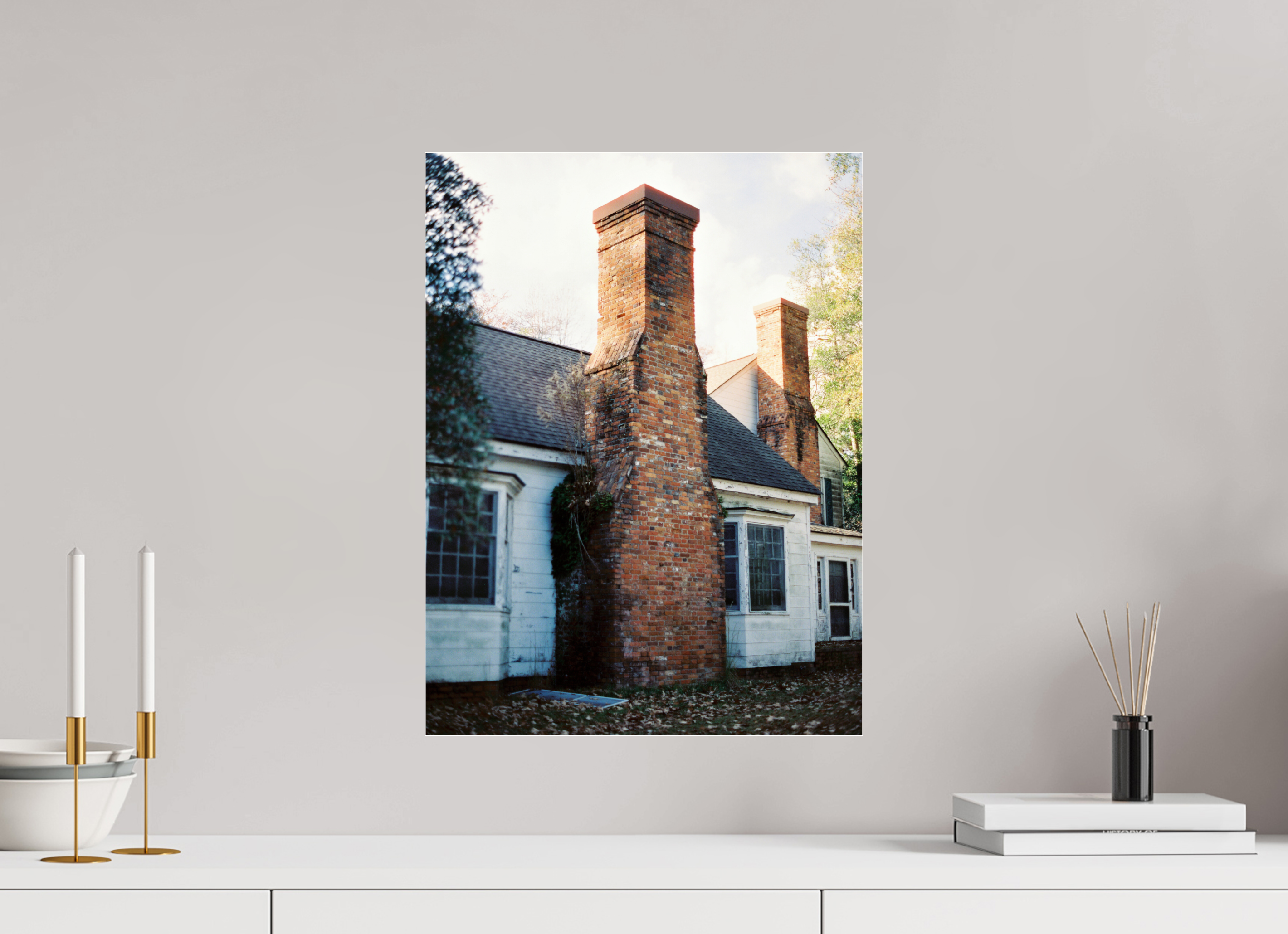 15 x 20″, Photo Print Under Acrylic Glass Dilapidated House No. 3