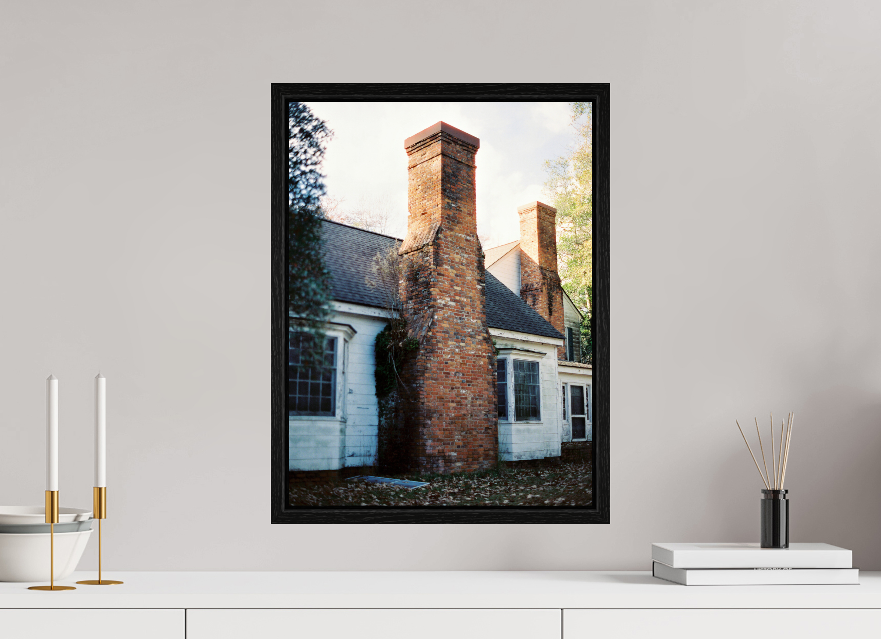 15 x 20″, Floater Frame Dilapidated House No. 3