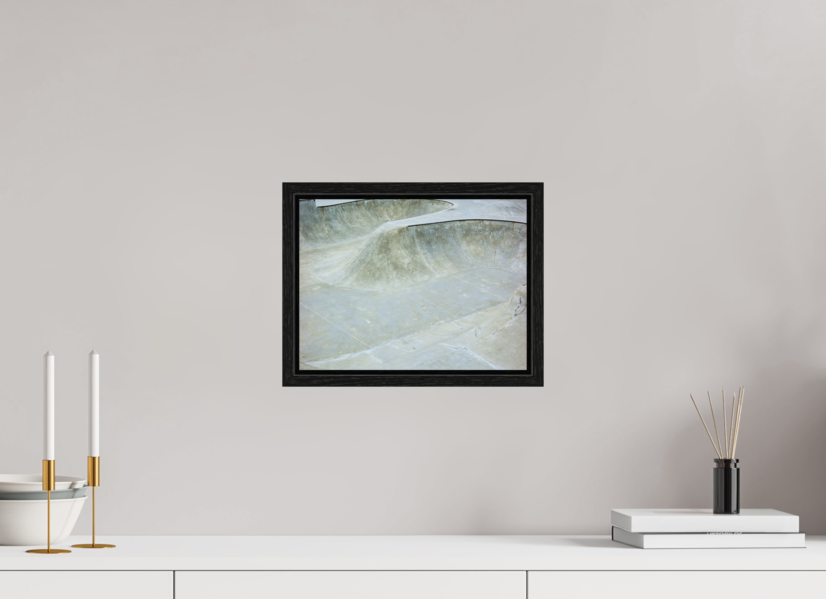 12 x 9″, Floater Frame Local Skate Park No. 2